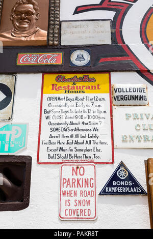 Charlies Bar, San Nicolas, Aruba, Karibik Stockfoto