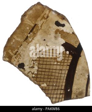 Fragment. Kultur: Crusader. Abmessungen: 2 13/16 x 2 3/16 x 1/4 in. (7,2 × 5,6 × 0,6 cm). Datum: 13. Museum: Metropolitan Museum of Art, New York, USA. Stockfoto