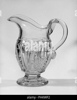 Krug. Kultur: American. Abmessungen: H.6 11/16 in. (17 cm). Datum: 1850-1870. Museum: Metropolitan Museum of Art, New York, USA. Stockfoto