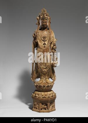 Bodhisattva Avalokiteshvara (guanyin). Kultur: China. Abmessungen: H. 39 2/3 in. (100,8 cm). Datum: Stil des späten 6. und frühen 7. Museum: Metropolitan Museum of Art, New York, USA. Stockfoto