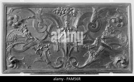 Panel. Kultur: Französisch. Abmessungen: 42 x 23 in. (106,7 × 58,4 cm). Datum: Ende des 16. Jahrhunderts. Museum: Metropolitan Museum of Art, New York, USA. Stockfoto