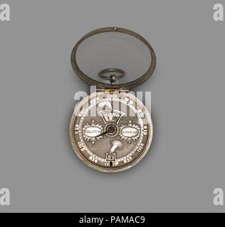 Beobachten. Kultur: Britische, London. Abmessungen: Durchmesser: 2. (5,1 cm). Schöpfer: Uhrmacher: Richard Colston (British, 1652-1739). Datum: Ca. 1690-1700. Museum: Metropolitan Museum of Art, New York, USA. Stockfoto