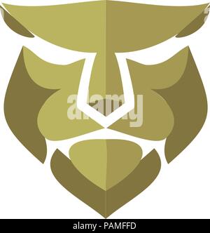 Lion's Head vector, abstrakte lion's head Vector sign Konzept, Illustration, Lion's Head Logo, Wild lion's head graphic Illustration, Design Element Stock Vektor