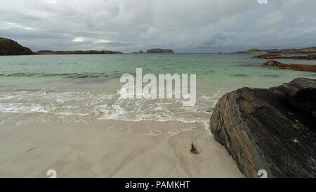 Traigh Bostadh-Bosta Strand, tolle Bernera Stockfoto