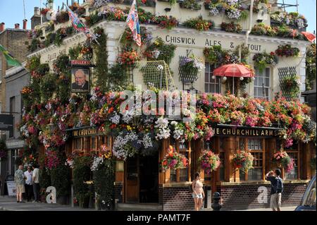 Londons fotografierte Pub Stockfoto