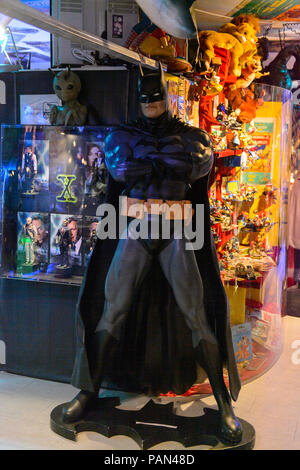 Genua, Italien - 4. Mai 2016: Batman, internationale Kino Museum in Genua, Italien. Museum mit Sammlungen über die Hollywood Filme. Stockfoto