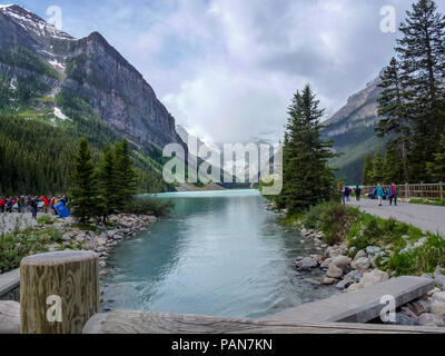 Wunderbare Kanada im Sommer - Lake Louise, Banff, Kanada 4. Stockfoto