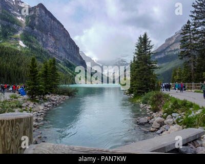 Wunderbare Kanada im Sommer - Lake Louise, Banff, Kanada 3. Stockfoto