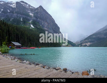 Wunderbare Kanada im Sommer - Lake Louise, Banff, Kanada 2. Stockfoto