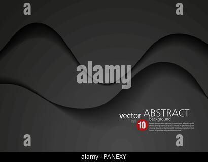 Abstract vector Hintergrund, gewellt Stock Vektor