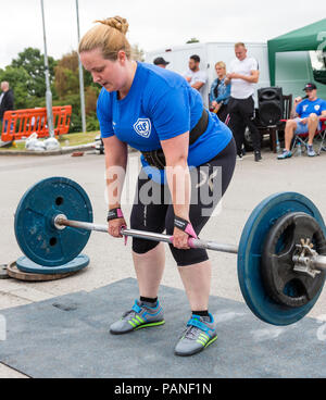 North West Krieger Weightlifting Wettbewerb, St Helens, Merseyside, UK Stockfoto