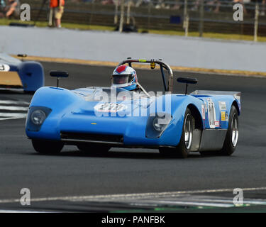 David Tomlin, Lola T210, Yokohama Trophäe, FIA Meister historischen Sportwagen, Daytona bei Dämmerung, Silverstone Classic, Juli 2018, Silverstone, Northamptons Stockfoto