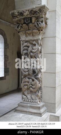 Abacus. Kultur: Französisch. Abmessungen: Insgesamt: 4 3/8 x 11 5/8 x 24 3/8 in. (11,1 x 29,5 x 61,9 cm). Datum: Ende des 12. Jahrhunderts. Museum: Metropolitan Museum of Art, New York, USA. Stockfoto