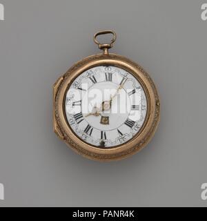 Beobachten. Kultur: Britische, London. Abmessungen: Durchmesser: 2 cm. (5,4 cm). Schöpfer: Uhrmacher: John Wilter (Briten, aktive 1760-84). Datum: Ende des 18. Jahrhunderts. Museum: Metropolitan Museum of Art, New York, USA. Stockfoto
