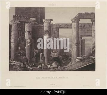 Ausflüge Daguerriennes. Vues et Monuments les plus remarquables du Globe. Artist: - Noël-Marie Paymal Lerebours (Französisch, 1807-1873); Armand-Hippolyte-Louis Fizeau (Französisch, 1819-1896). Datum: 1840. Museum: Metropolitan Museum of Art, New York, USA. Stockfoto