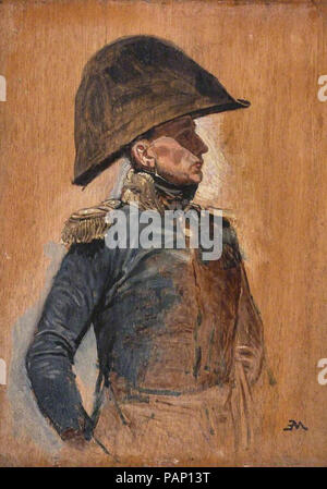 Jean-Louis Ernest Meissonier - eine allgemeine Officer Stockfoto