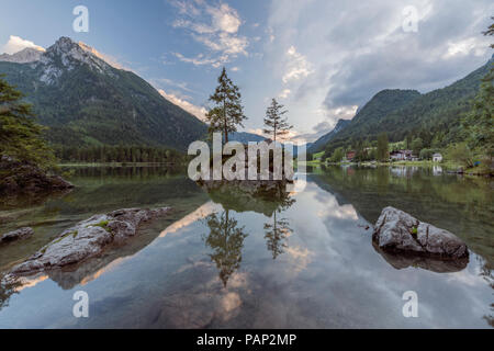 Deutschland, Bayern, Berchtesgadener Alpen, Hintersee Stockfoto