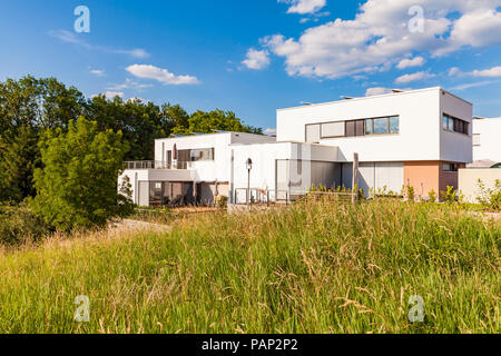 Deutschland, Esslingen-Zell, Entwicklung Bereich mit Passivhaus Stockfoto