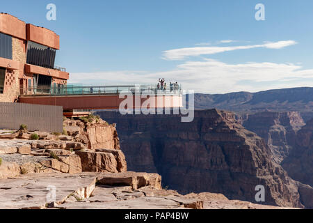 Skywalk, West Rim, Hualapai Indian Reservation, Grand Canyon National Park, Vereinigte Staaten von Amerika, Dienstag, 29. Mai 2018. Stockfoto