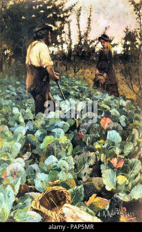 Melville Arthur - ein Kohl Garten Stockfoto