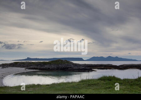 Isla Rum und Isla Eig. Stockfoto