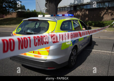 Mord Tatort in Greenford Station, Oldfield Lane, Greenford. Mit: Atmosphäre, Wo: London, England, Großbritannien Wann: 23 Jun 2018 Credit: Wheatley/WANN Stockfoto