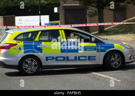 Mord Tatort in Greenford Station, Oldfield Lane, Greenford. Mit: Atmosphäre, Wo: London, England, Großbritannien Wann: 23 Jun 2018 Credit: Wheatley/WANN Stockfoto