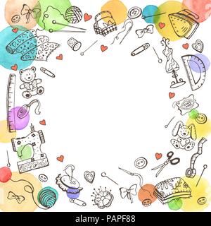 Hand Made Poster Stock Vektor