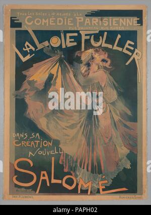 Comedie Parisienne, La Loïe Fuller dans sa Création Nouvelle, Salomé. Künstler: Georges de Feure (Französisch, Paris 1868-1943 Paris). Maße: Blatt: 51 3/16 in. × 37. (130 × 94 cm). Drucker: Imprimerie S. Lemenil. Datum: 1900. Museum: Metropolitan Museum of Art, New York, USA. Stockfoto