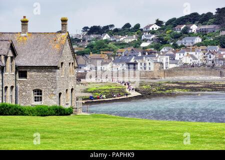 St Michael's Mount, Karrek Loos yn Koos, Marazion, Cornwall, England, Großbritannien Stockfoto