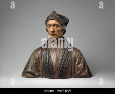 Bischof John Fisher. Artist: Pietro Torrigiano (Italienisch, Florenz 1472-1528 Sevilla). Kultur: Britische. Abmessungen: Insgesamt (bestätigt): 24 1/4 x 25 7/8 x 13 3/8 in., 62 lb. (61,6 × 65,7 × 34 cm, 28,1 kg). Datum: 1510-15. Museum: Metropolitan Museum of Art, New York, USA. Stockfoto