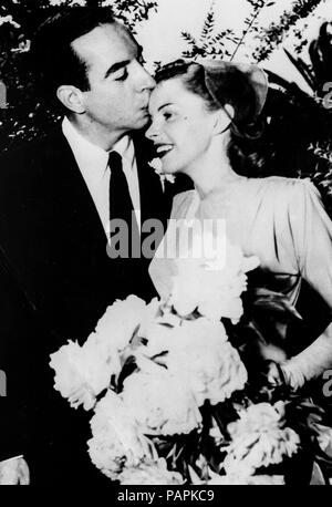 Judy Garland, Vincente Minnelli, Hochzeit 1945 Stockfoto