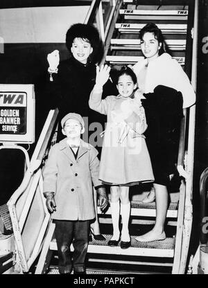Judy Garland mit ihren Kindern Liza, Lorna und Joe, 1962 Stockfoto