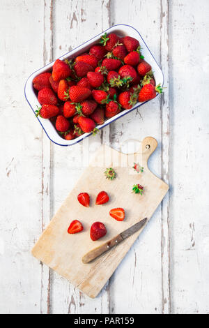 Erdbeeren Stockfoto