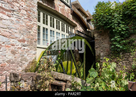 Wassermühle, Cockington Village, Torquay, Devon, Großbritannien Stockfoto