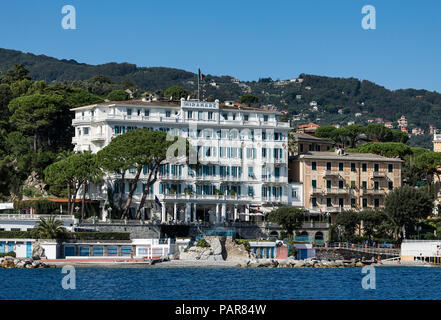 Grand Hotel Miramare, Santa Margherita Ligure, Ligurien, Italien. Stockfoto