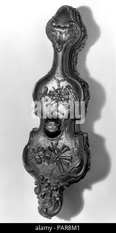 Violine oder Viola da Gamba. Kultur: Deutsch. Abmessungen: L 26 cm. (67,3 cm); W. 8 11/16 in. (22,1 cm); D.4 15/16 Zoll (12,5 cm). Datum: Ende des 18. Jahrhunderts. Museum: Metropolitan Museum of Art, New York, USA. Stockfoto