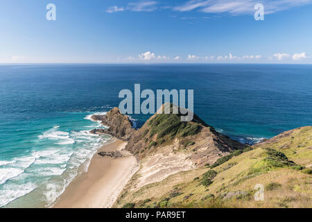 Rocky Point, Cape Reinga, Northland, North Island, Neuseeland Stockfoto