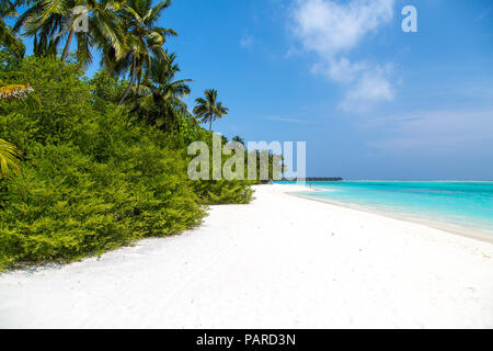 Malediven Beach Meeru Stockfoto