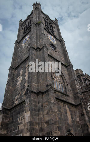 Lancaster Priorat und Details aus der Kirche Stockfoto