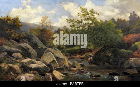 Leader Benjamin Williams - ein umfangreiches Rocky River Landscape Stockfoto