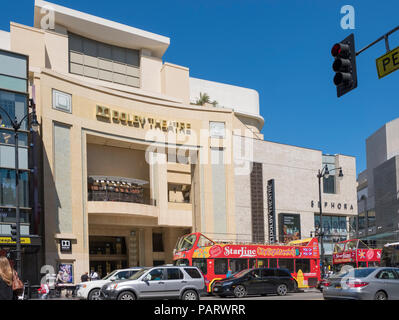 Die Dolby Theater auf dem Hollywood Boulevard, Los Angeles, LA, Kalifornien, USA Stockfoto