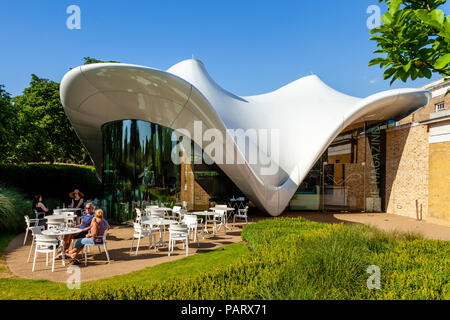 Das Magazin Cafe/Restaurant, Serpentine Sackler Galerie, Kensington Gardens, London, England Stockfoto