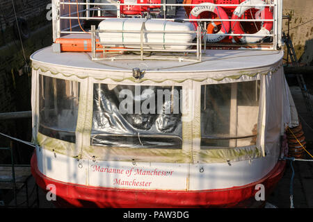 Der Stern der Reise boot Marianne von Manchester in Gloucester Dock Stockfoto