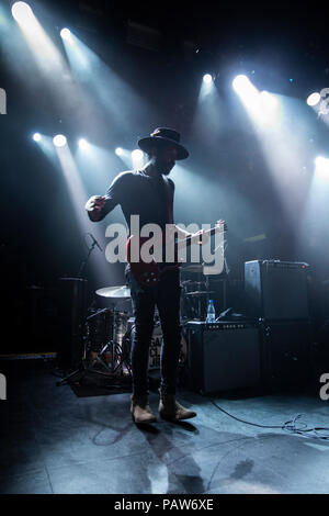 Barcelona, Spanien. 24. Juli, 2018. Konzert von Gary Clark jr. bei Apolo. Fotograf: © Aitor Rodero. Credit: Aitor Rodero Aznarez/Alamy leben Nachrichten Stockfoto