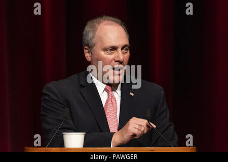 Washington, DC, USA. 25. Juli, 2018. United States Vertreter STEVE SCALISE (R-LA) sprechen am Wendepunkt High School Leadership Summit in Washington, DC am 25 Juli, 2018 Bild: Michael Brochstein/ZUMA Draht/Alamy leben Nachrichten Stockfoto