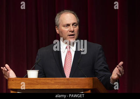 Washington, DC, USA. 25. Juli, 2018. United States Vertreter STEVE SCALISE (R-LA) sprechen am Wendepunkt High School Leadership Summit in Washington, DC am 25 Juli, 2018 Bild: Michael Brochstein/ZUMA Draht/Alamy leben Nachrichten Stockfoto