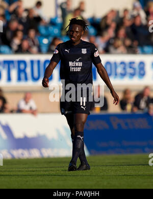 Balmoor Stadion, Peterhead, Großbritannien. 25. Juli, 2018. Scottish League Cup, Gruppe D, Peterhead gegenüber Dundee, Dundee Jean Alassane Mendy Credit: Aktion plus Sport/Alamy leben Nachrichten Stockfoto