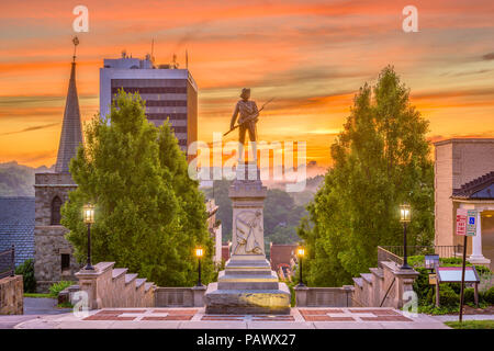 Lynchburg, Virginia, USA, Denkmäler und Stadtbild. Stockfoto