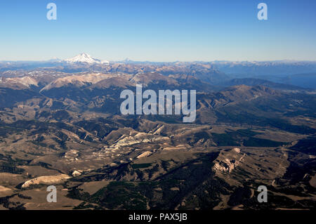 Luftaufnahme von Cerro Tronador, Bariloche, Patagonia Stockfoto